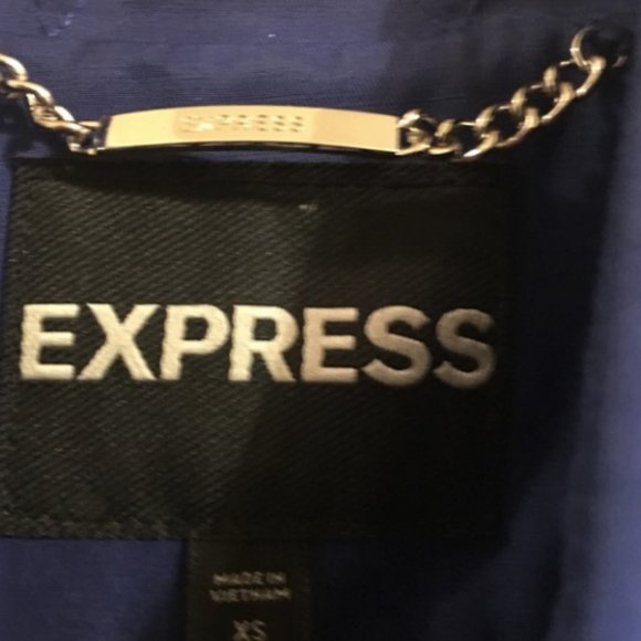 Express Blue trench coat - XS - Picture 3 of 4